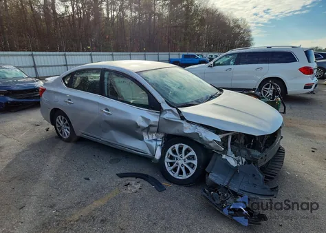 2018 Nissan Sentra S z USA, uszkodzony, nr VIN 3N1AB7AP0JY342089